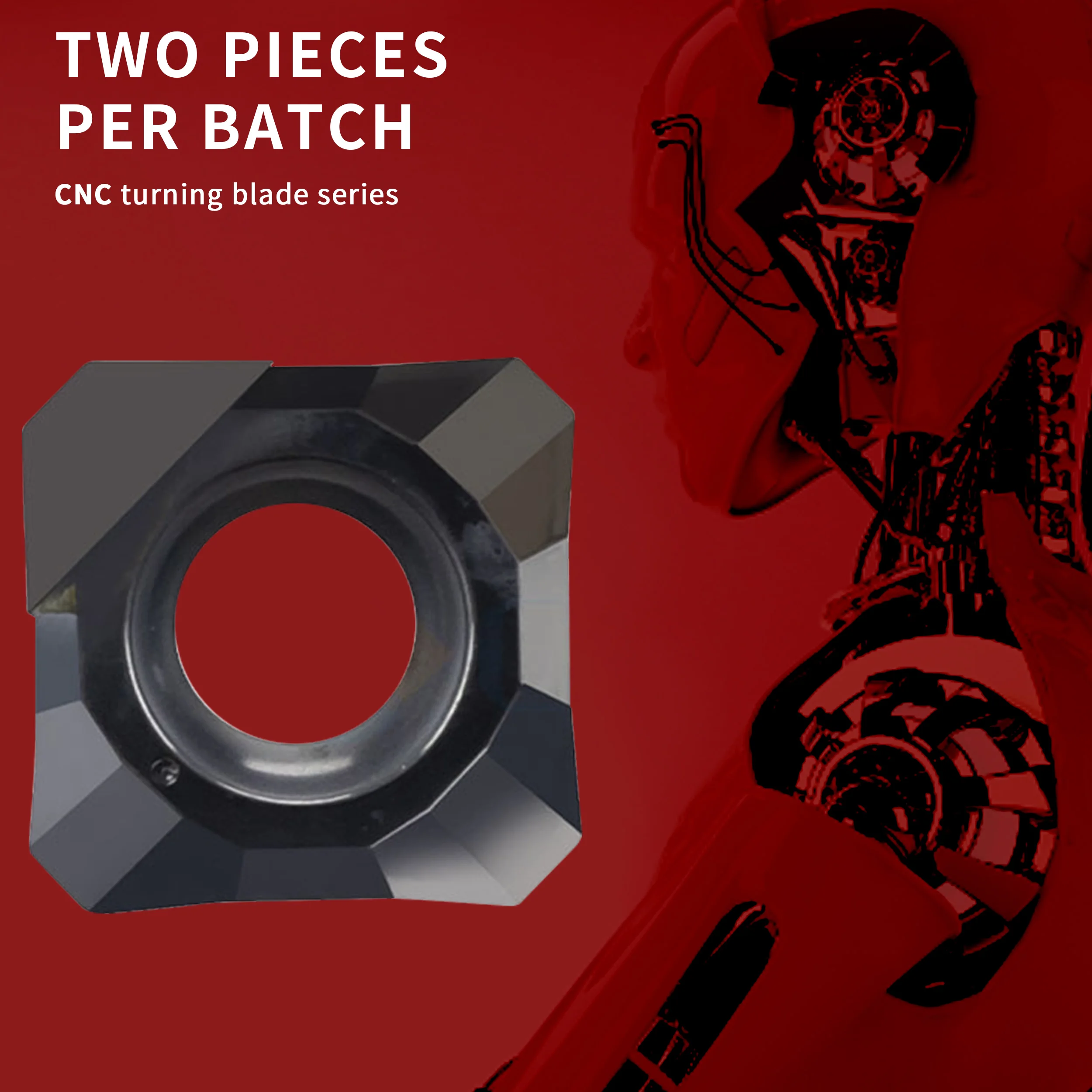 2 pz SEHT1204 PCD SEHT1204 CBN diamante ad alta durezza inserti in nitruro di boro cubico tornio CNC inserti di fresatura di tornitura di alta qualità