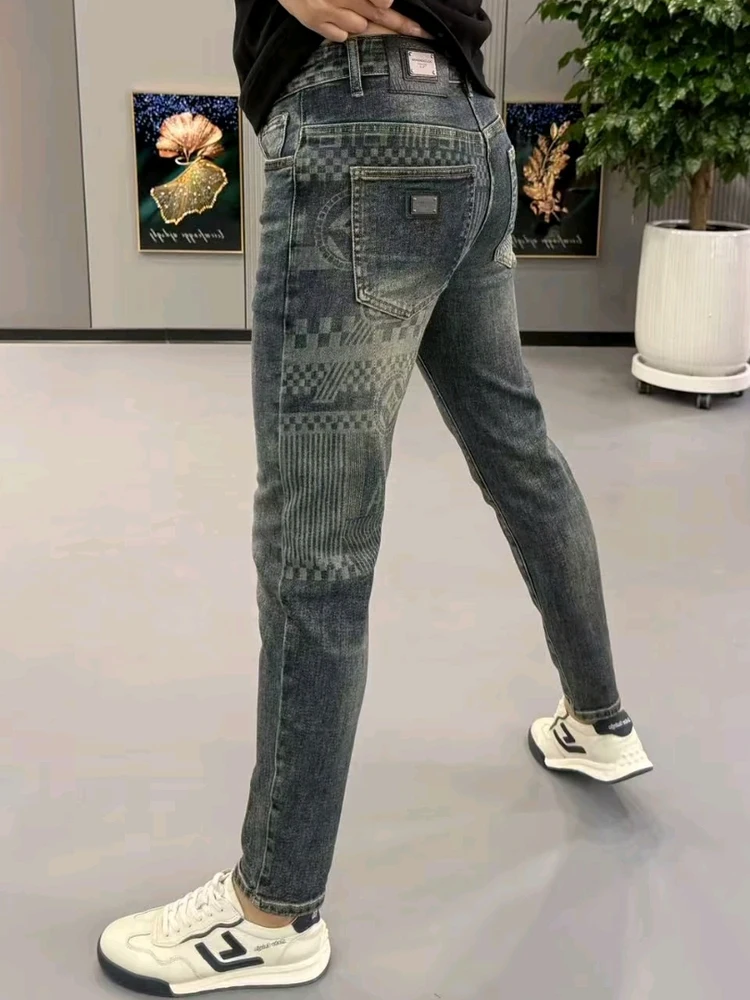 

High-Quali Comfortable Faionable Men's Casual Jeans Spring Autumn New Arrival Sli Lightweight Luxury Sensation