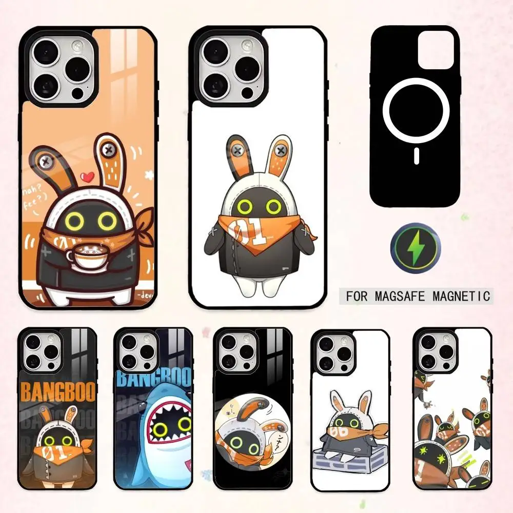 

Z-Zenless Z-Zone Zero ZZZ Bangboo Phone Case For iPhone17,16,15,14,13,12,11 Plus,Pro Max Magnetic For Magsafe Wireless Charging