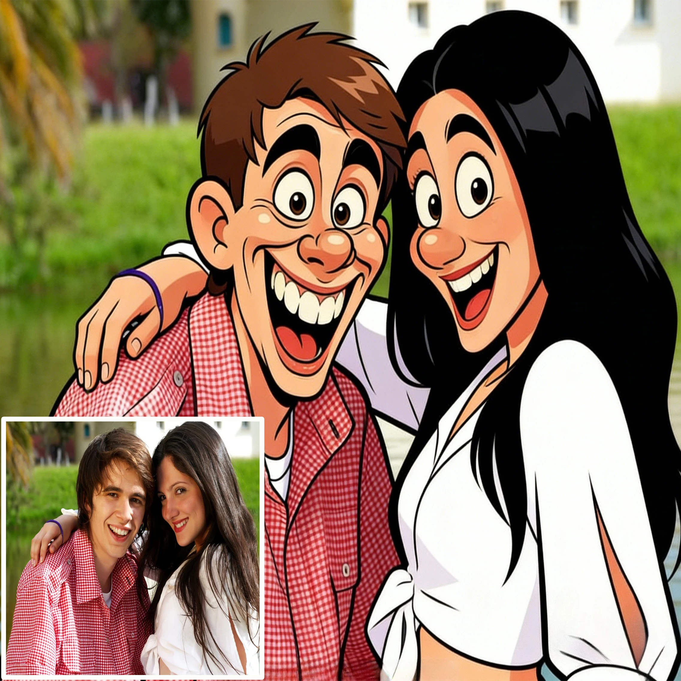 Foto personalizada, arte de pared de estilo cómico, expresiones divertidas personalizadas, impresión en lienzo, carteles de regalo de cumpleaños y aniversario del Día de San Valentín