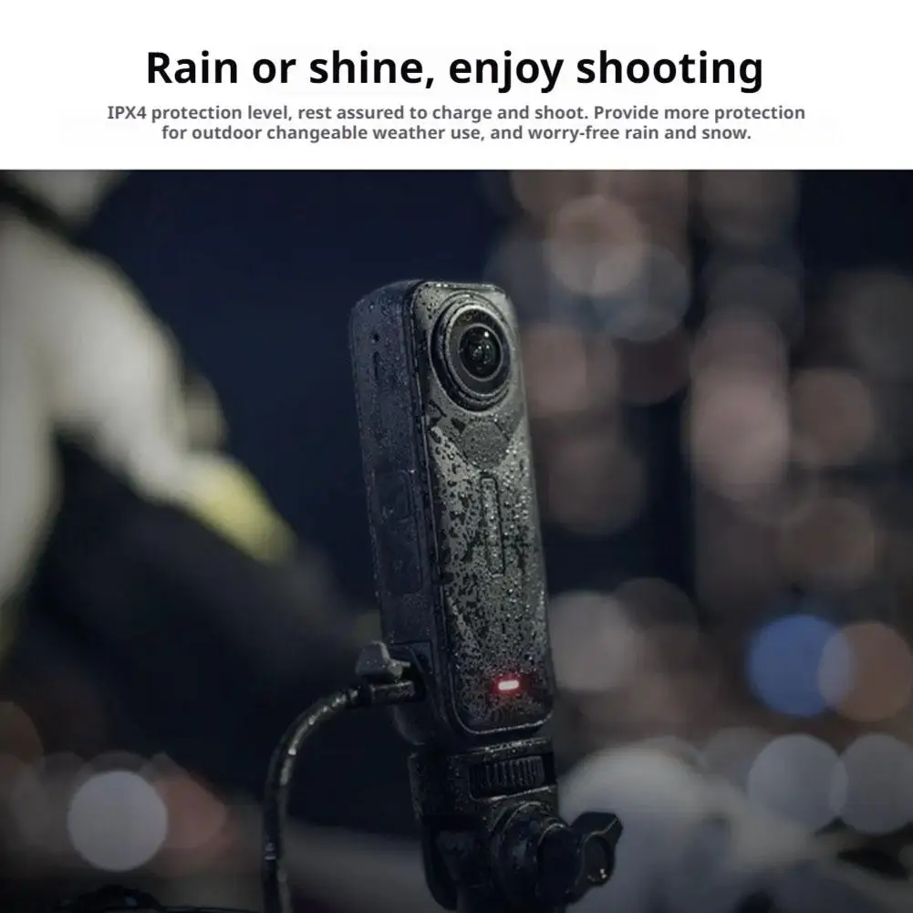 Per Insta360 X5 Copertura di ricarica USB per tutte le stagioni Porta di ricarica Copertura di protezione dalla pioggia per Insta 360 X5 Accessori originali