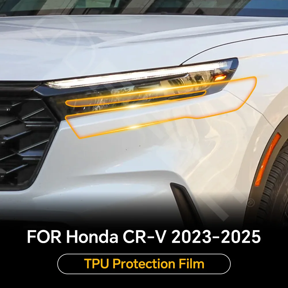 Headlight Rearview Door Extended TPU Anti-scratch Protection Film For HONDA CRV CR-V 2023-2025 Pre-cut PPF Clear Bra Resistant