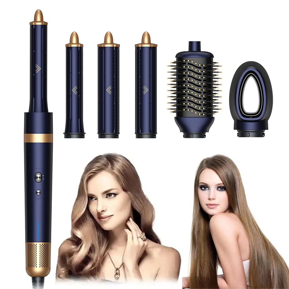 7 in 1 Hair Dryer 110000RPM High Speed Negative Ion Hair Blow Dryer Hot Air Brush 7 In1 Hair Styler Straightening Brush