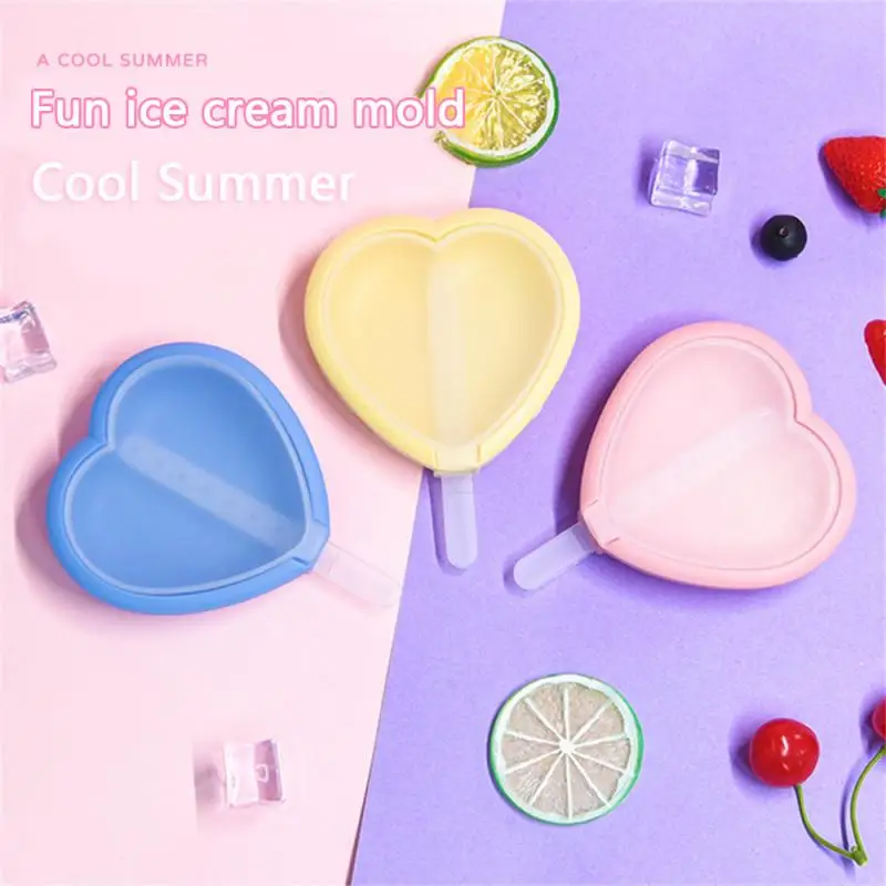 1~4SETS Popsicle Mold Ice Chocolate Household Dessert Tool Homemade Ice Lolly Moulds Self-made Creative Kitchen Gadgets