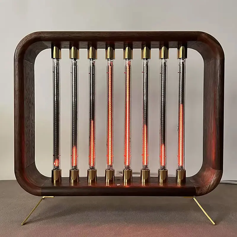 

Real IN13 Nixie Tube Spectrum Meter Ретро звукосниматель Атмосфера Свет Голосовое управление Музыкальный спектр Ритм Свет