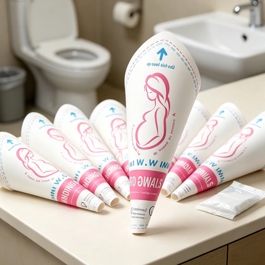 14/24pcs ﻿Portable Standing Urinal Funnel for Women, Paper Urination, Convenient for Road Trips, Hiking, Maternity Daily Use XJM
