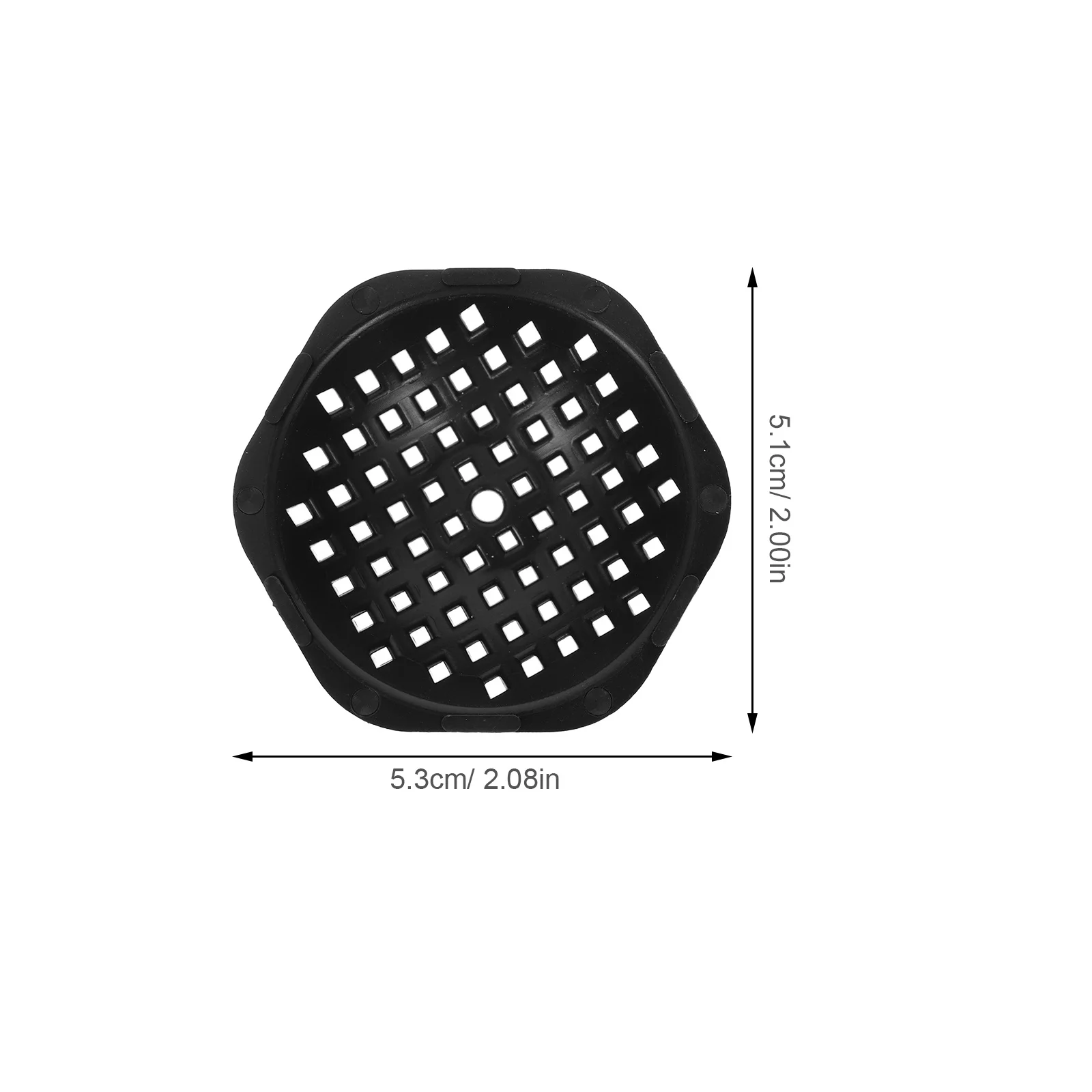 Juntas de malla para maceta de 20 piezas, pantalla redonda de plástico con orificio de drenaje, almohadilla de filtro inferior para bonsái y macetero de 5,6 cm para jardines