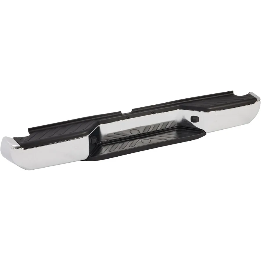 مجموعة المصد الخلفي من الفولاذ لـ 2005-2021 Nissan Frontier بدون ثقوب مستشعر مساعدة الحديقة استبدال المصد الخلفي من الكروم f