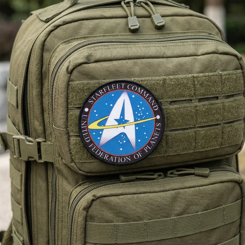 Starship Print Patches Regent Class Project Spacecraft Trek For Garment DIY Stars Armband for Clothing Jacket Bag Decoration