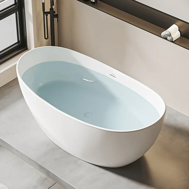 Independent ingot arc hotel matte large bathtub