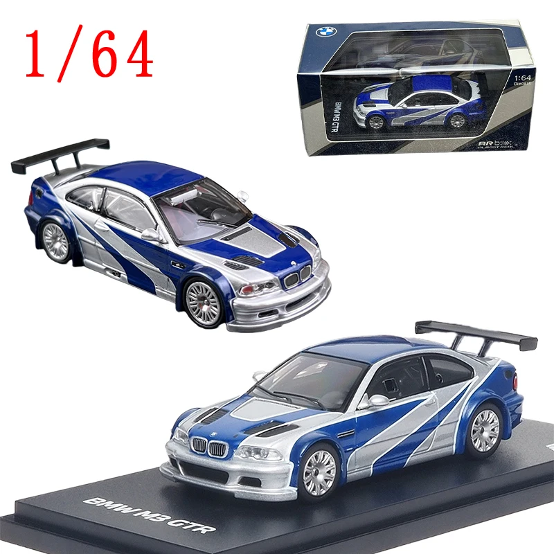 

DCM Diecast 1/64 Scale BMW Alloy Car Model BMW E46 M3 GTR Play Vehicles Toys for Boys Original Box
