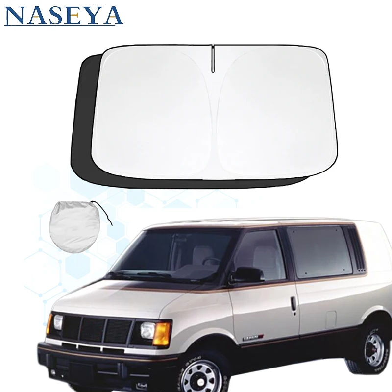 

Folding For Chevrolet GMC Safari 1990-2005 Car Window Sunshade Cover Sun Shade Windshield Visor Protector Windscreen