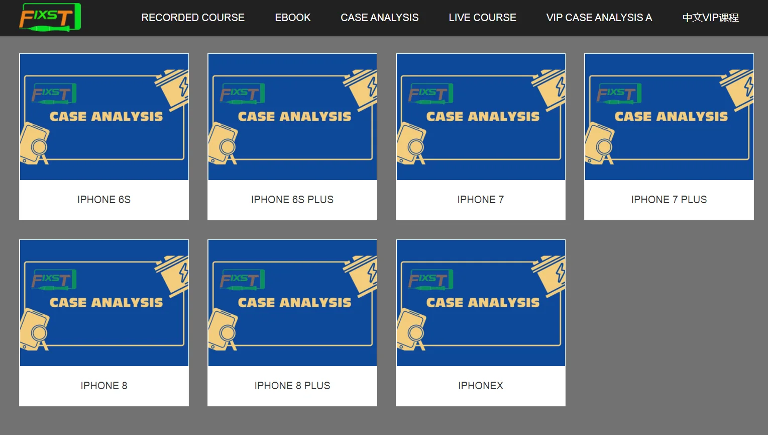 FIXST Phone Repair Case Analysis Online For  IPhone 6S-X