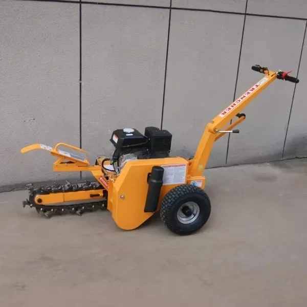 7pk motor aangedreven graafmac - Trencher Machine Small recensie en prijs