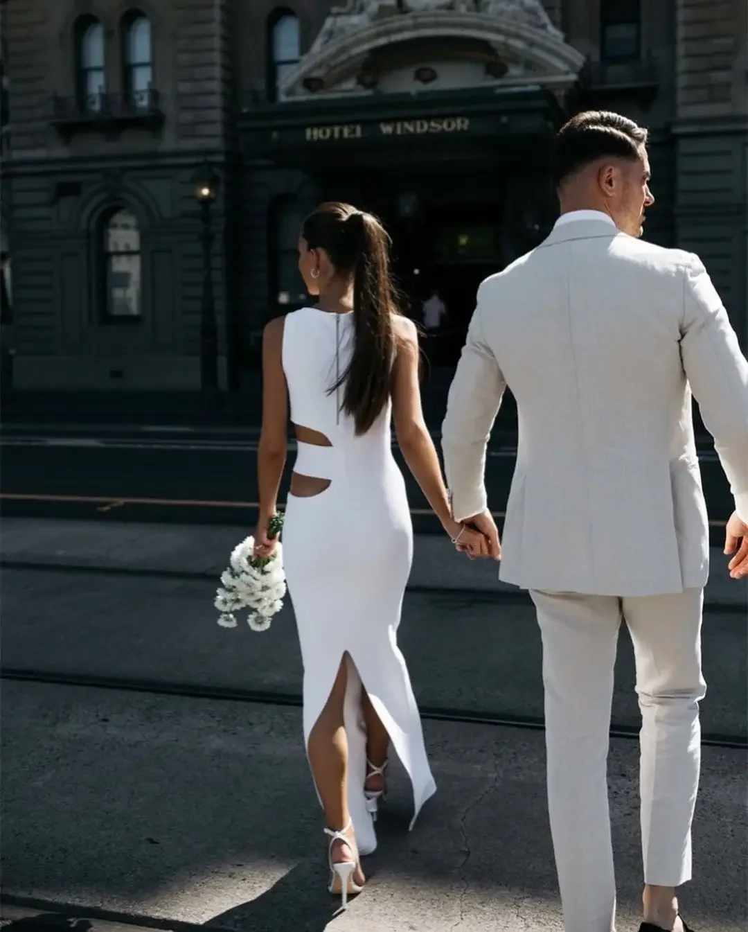 2024 Beige Linen Formal Wedding Men Suits Groom Tuxedo Prom Slim Fit Blazer Hombre High Quality Custom 2 Piece Set Costume Homme