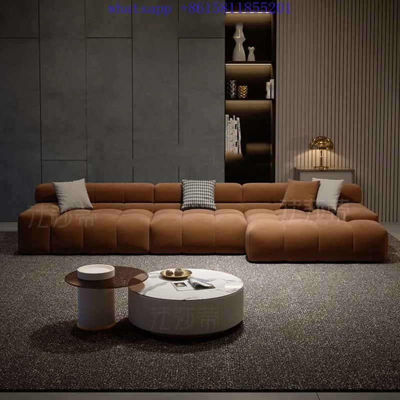 

Corner sofa living room Minimalist luxury combination sofa apartment interior home furniture sofas modernos para sala