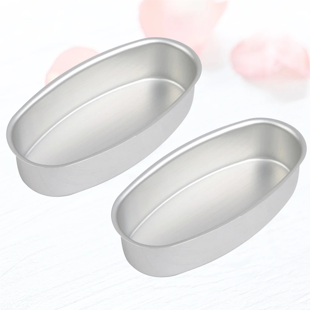 

2Pcs Baking Tray Round Mold Premium Carbon Steel High Temperature Resistance Easy Clean Kitchen Supplies