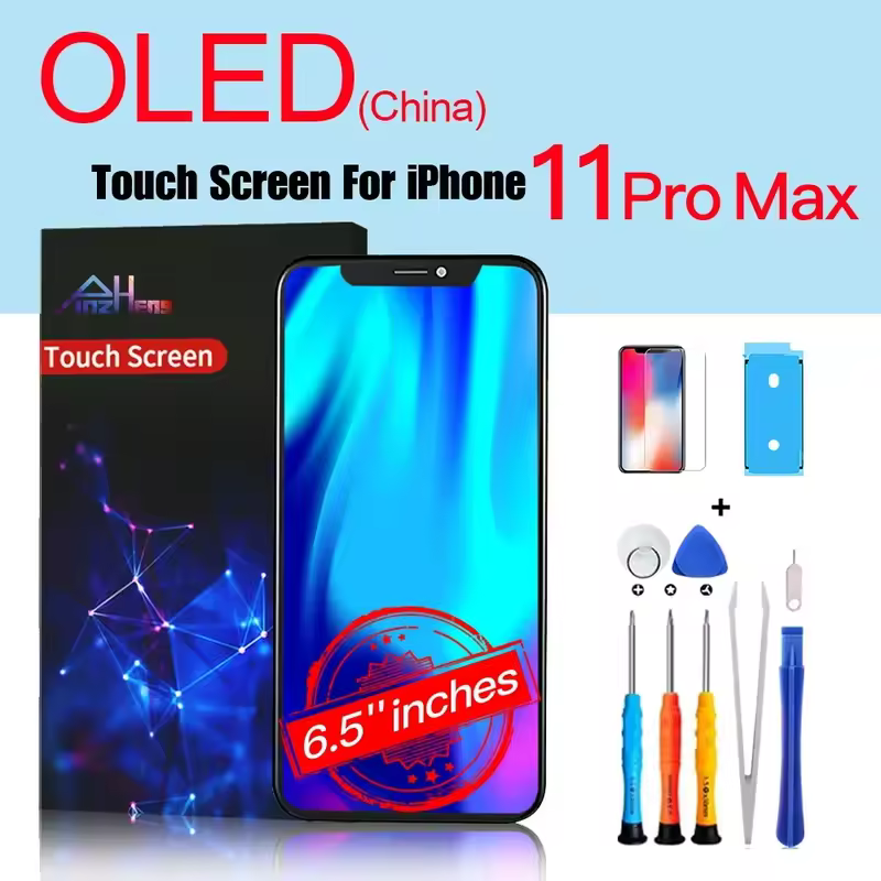 PINZHENG High Quality Screen AMOLED INCELL LCD OLED OEM For iPhone 11 12 13 Mini Pro Max XS XR MAX Display Replacement With Tool - Image 9