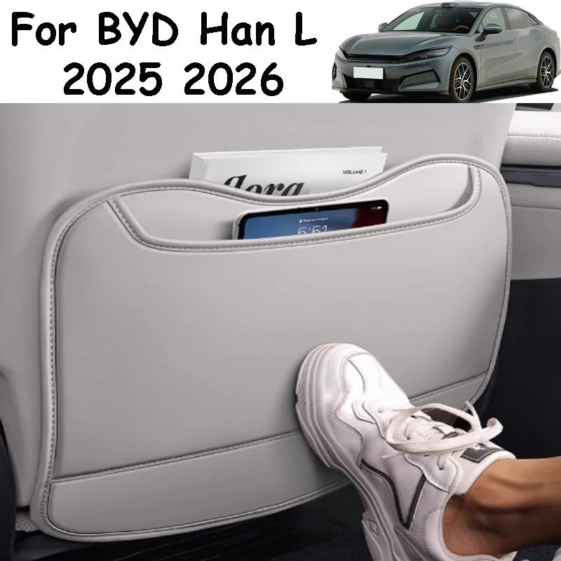 

For BYD Han L 2025 2026 Car Half Enclosed Seat Anti Kick Pad Scratch Resistant Wear-resistant Protective Pad Interior Accessory