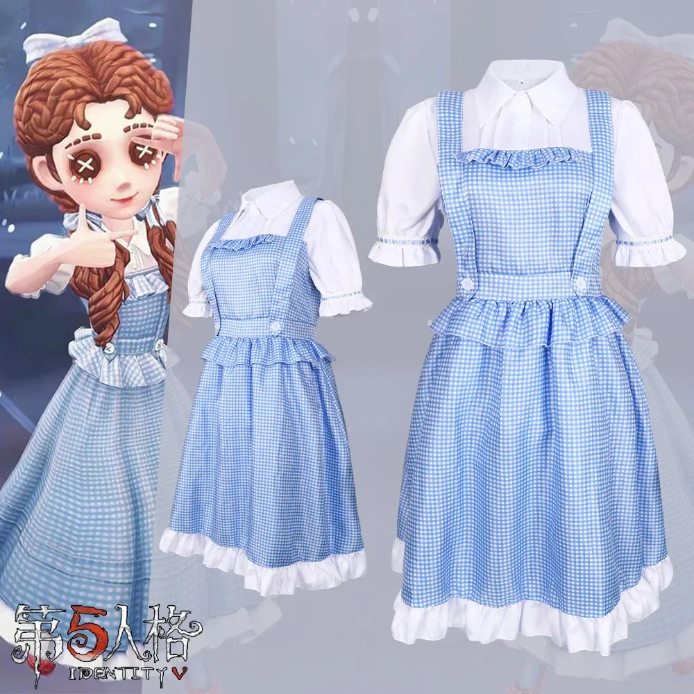 

Halloween Fifth Personality Little Girl Dorothy Cosplay Costume Lolita Lolita Interpretation Star Skirt