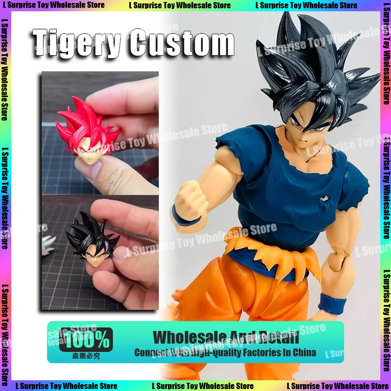 

Tigery Custom Dragon Ball Z Shf Super Saiyan Ultra Instinct Son Goku Head Accessories Headsculpt Anime Action Figures Toys Gifts
