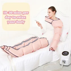 Syeosye 3 Modes Air Compression Leg Massager Chambers Foot Arm Waist Vibration Infrared Therapy Pneumatic Relax Pain Relief