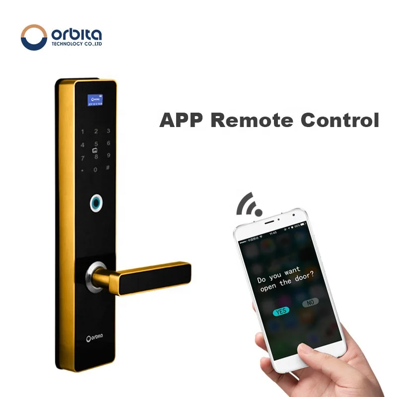 Orbita Wireless Fingerprint Door Lock Phone Operated Lock Tt App Smart Phone Lock