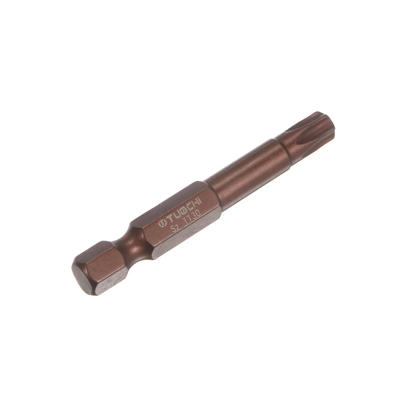 Imagem -03 - Magnetic Segurança Torx Chave de Fenda Bit Hex Haste Bits Chave de Parafuso Ferramentas Manuais T10 T15 T20 T25 T27 T30 T40 10 Pcs