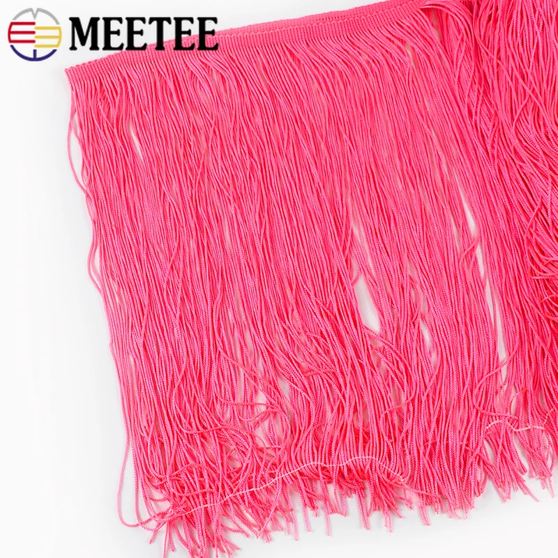 

10 м Meetee 30 см полиэстер кисточка бахрома сценическое платье для латинского танца отделка кружевная лента занавеска одежда кисточки украшения швейные аксессуары