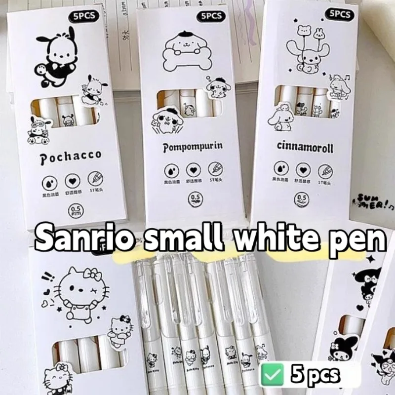 Sanrio Cartoon Press Gel Pen for Exam Note-taking Quick-drying Black Pen A Must-have Gift for Classmates At School and Work