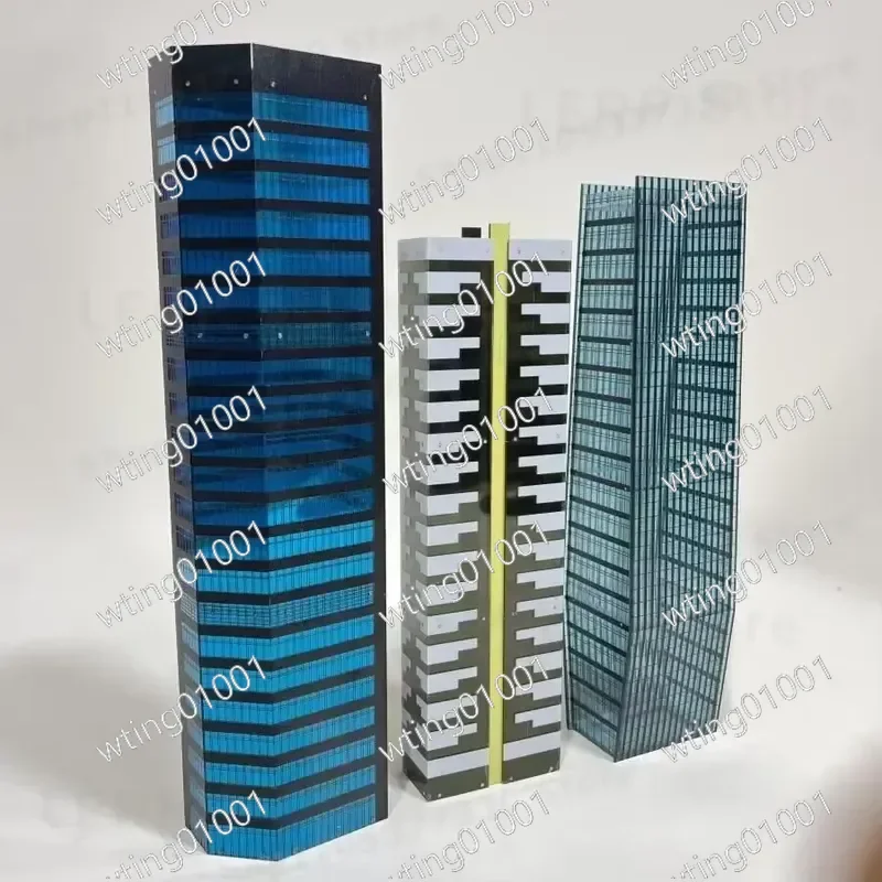 for X-T 1/350 Modern Outland City Diorama Commercial Building Street Office Home Scene Model Kit Detailed Architecture