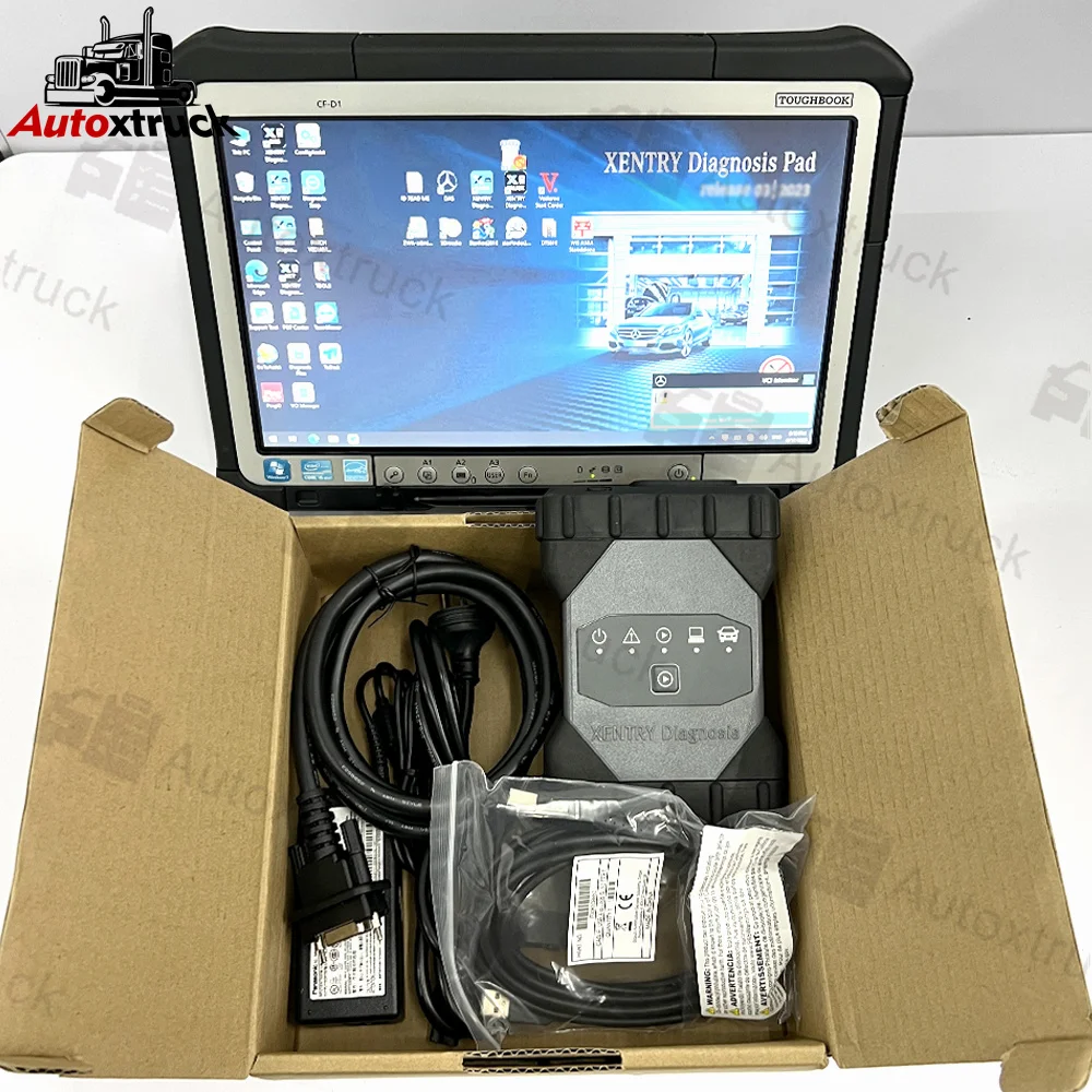 CFD1 CF-D1 Laptop Original DOIP MB Star C6 support CAN BUS with software C6 WIFI v-ci Support Many Cars Ungrade Diagnosis Tool