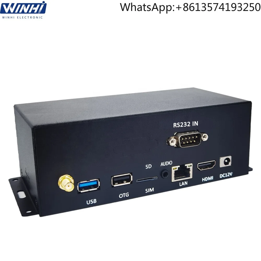 WINHI MPC3840 4K UHD HD-MI RS232 Control Android Network Digital Signage Advertising Display TV Box