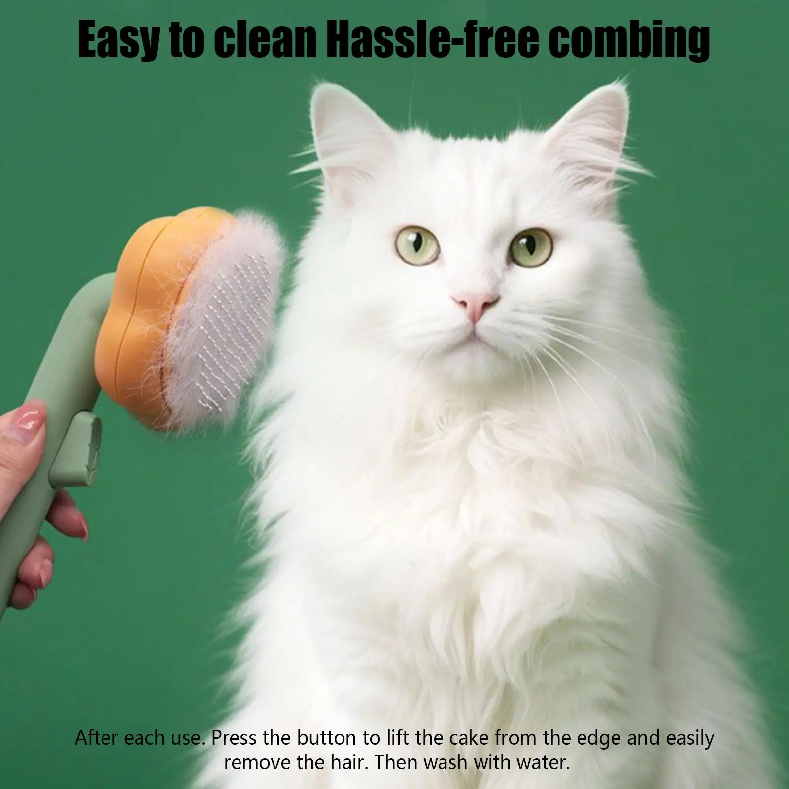 猫の毛クリーニングデマットブラシコーム犬の毛除去ブラシ猫グルーミングツール犬の毛脱落トリマーニードルコーム