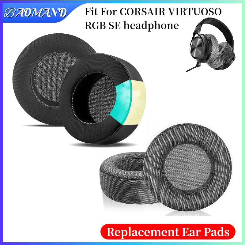 

Protein Leather Earpads Cushions for CORSAIR VIRTUOSO RGB SE Headphones, Replacement Ear Pads Headset