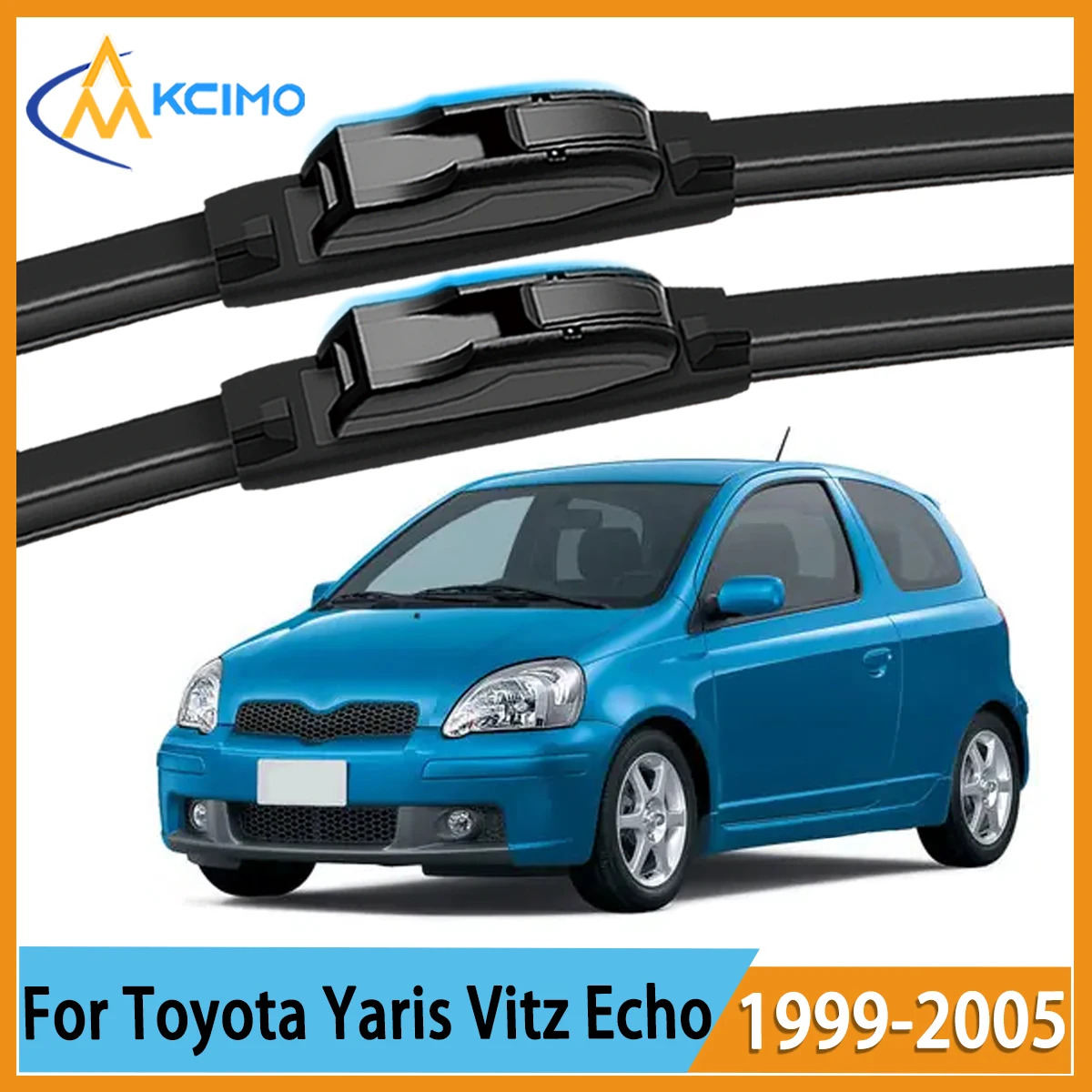 

Premium Windshield Wipers for Toyota Yaris Vitz Echo 1999 - 2005 XP10 10 XP20 All Weather Anti-Wear Easy Install