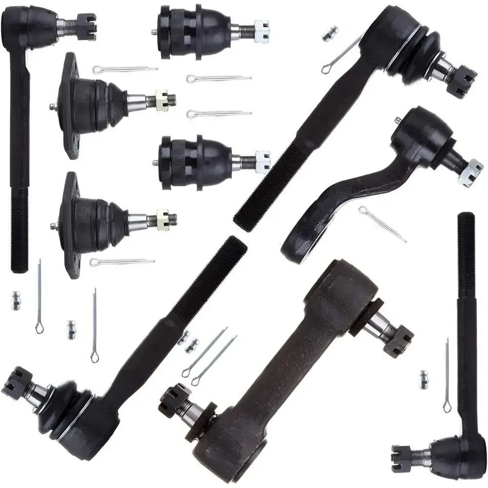 

10pcs Inner & Outer Tie Rods, Lower & Upper Ball Joints, Idler Arm Kit for 73-82 C10 Pickup, K5 Blazer, P10 Van, C15/C1500 Truck