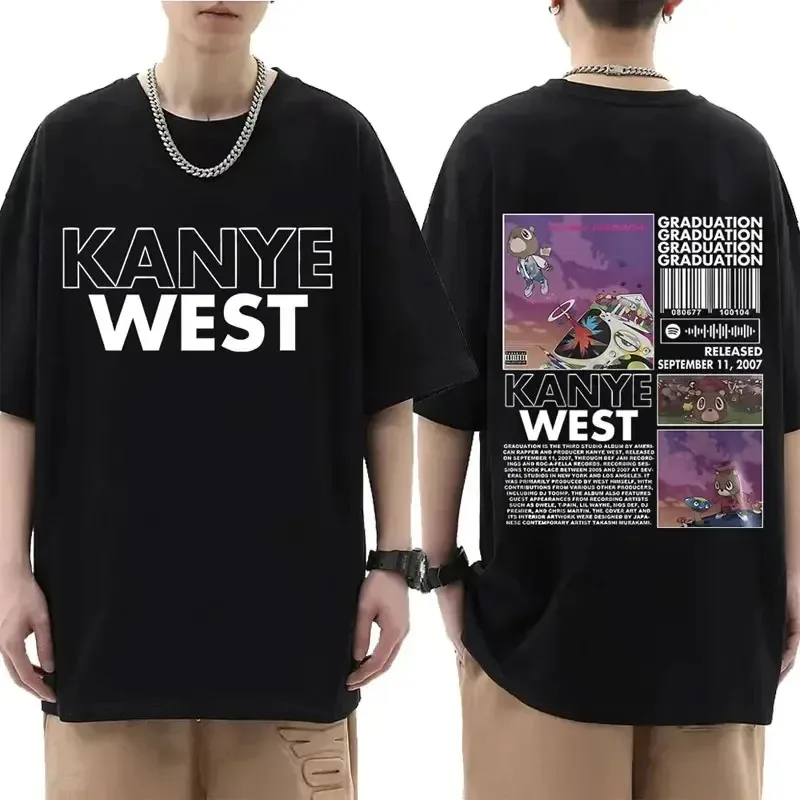 Kanye Make You Famous Tee uomo donna stampa maglietta in cotone Kanye West Drama maglietta a maniche corte magliette oversize estive top