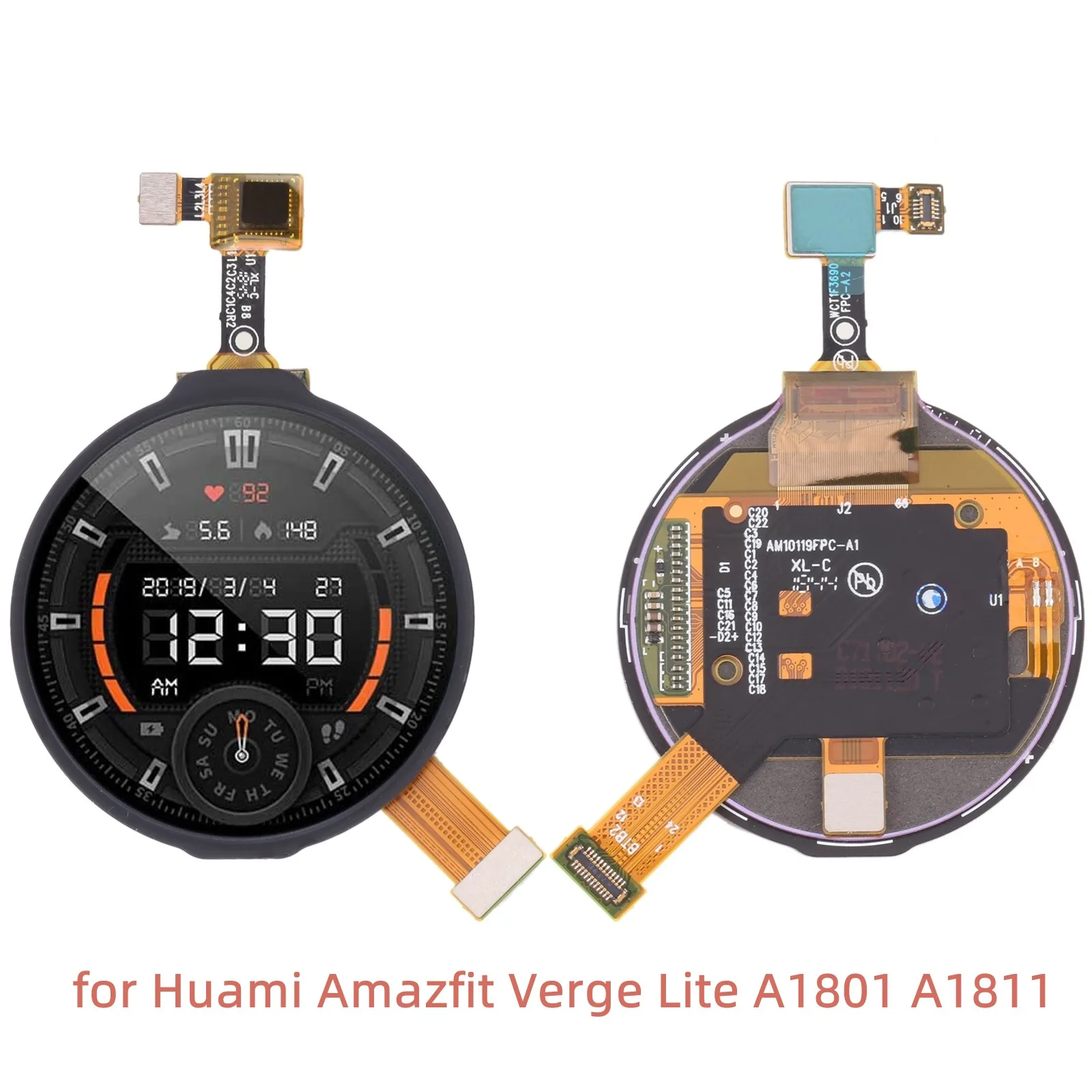 LCD Screen for Huami Amazfit Pace / Amazfit Pop Pro A2009/ Amazfit Verge Lite A/ Amazfit GTS / Amazfit Bip/ Amazfit Bip 1S