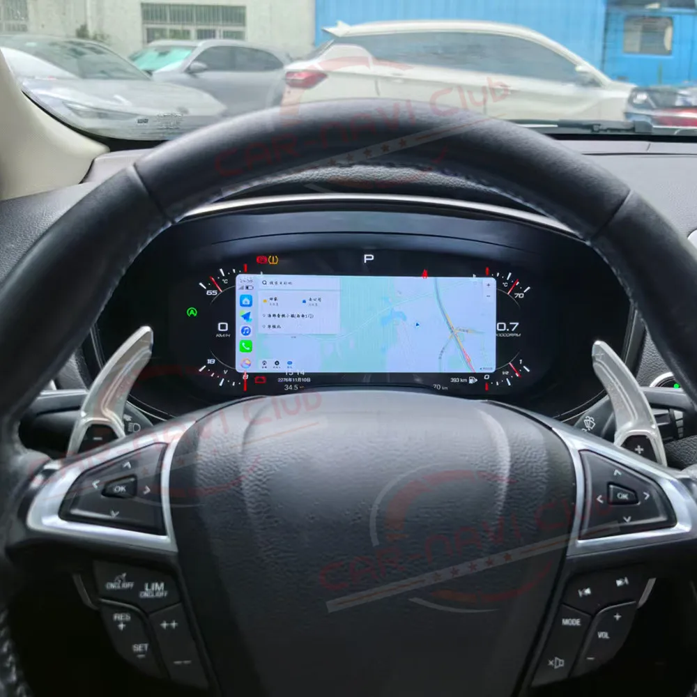 Car Accessories For Ford Mondeo 2013-2021 LCD Instrument Panel Digital Cluster Virtual Cockpit Car Multimedia Player