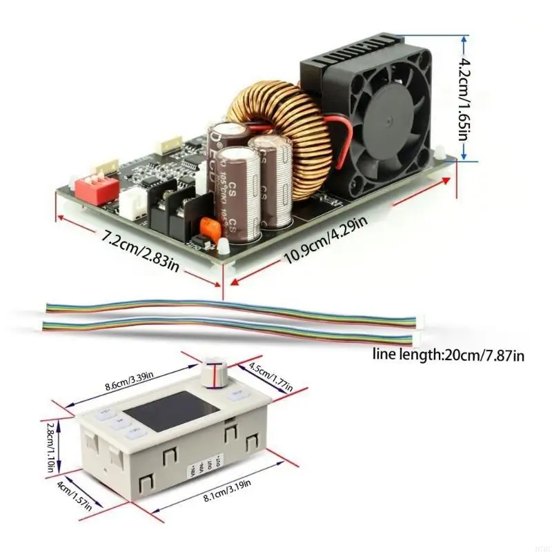 H7BC XY6020L 1200W Regulator Power Supply Adjustable 20A Constant Constant Current Step Down Module