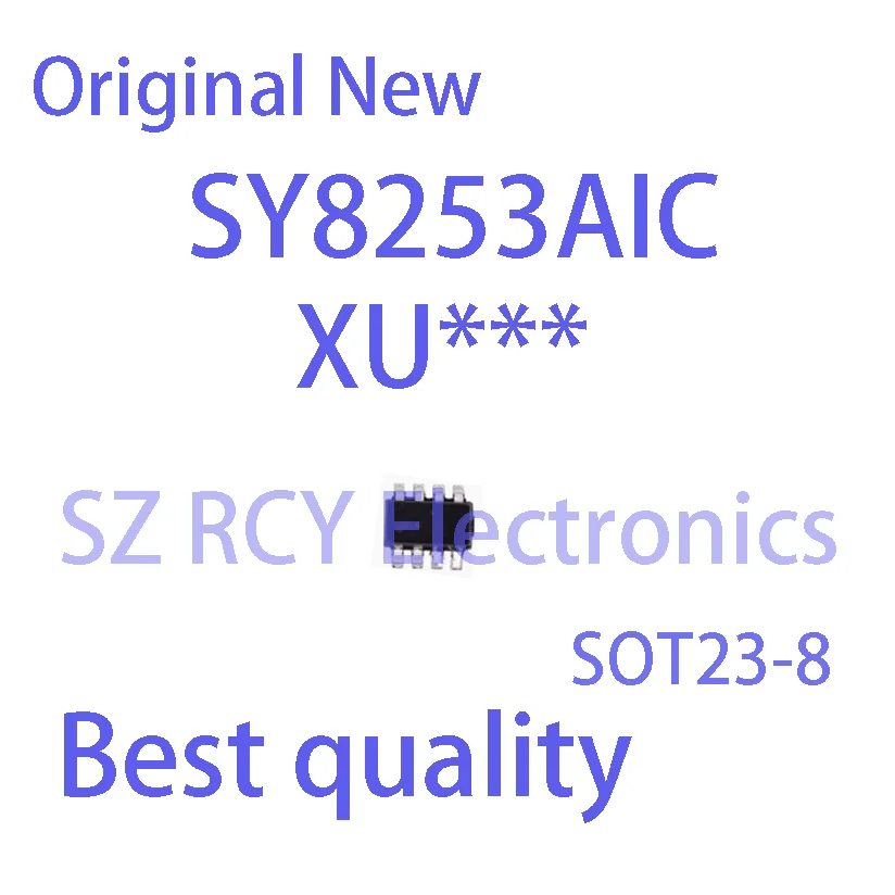 (10-50 PCS)NEW SY8253AIC SY8253 XU*** XU SOT23-8 IC Chip electronic