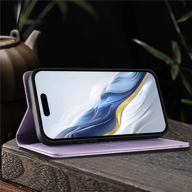حافظة جلدية ريترو مضادة للسرقة لهاتف OPPO Reno 10 9A 9 8 8T 7 Z 6 Lite 5F 4F 5 4 Pro 5G غطاء هاتف بطاقة بمشبك مغناطيسي
