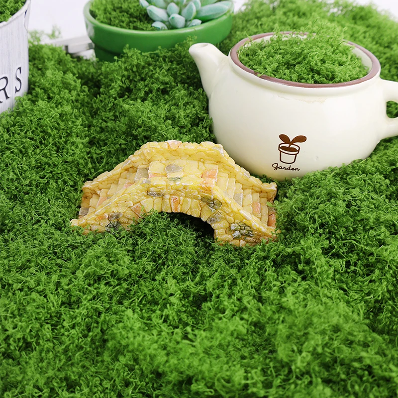 100/50/30g Artificial Green Moss Plants Eternal Life Moss Grass Potted Plant Fake Flower Home Garden Decoration DIY Crafts Gifts