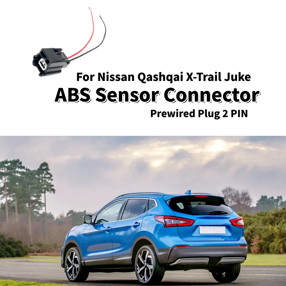 

1PCS Car ABS Sensor Connector Replacement Prewired Plug 2 PIN 479011KA0A Automobiles Sensors For Nissan Qashqai X-Trail Juke
