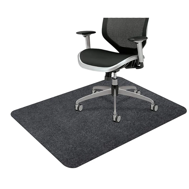 Chair Mat For Hard Floors, 55 X 35Inch Protector Chair Mats For Hardwood Floors, Desk Rug For Home Office, Dark Gray