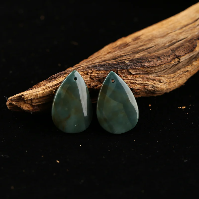 B&F Wave Jasper Earring Beads for Jewelry Making, Handmade Natural stones beads, Stones for jewelry Making Supplies