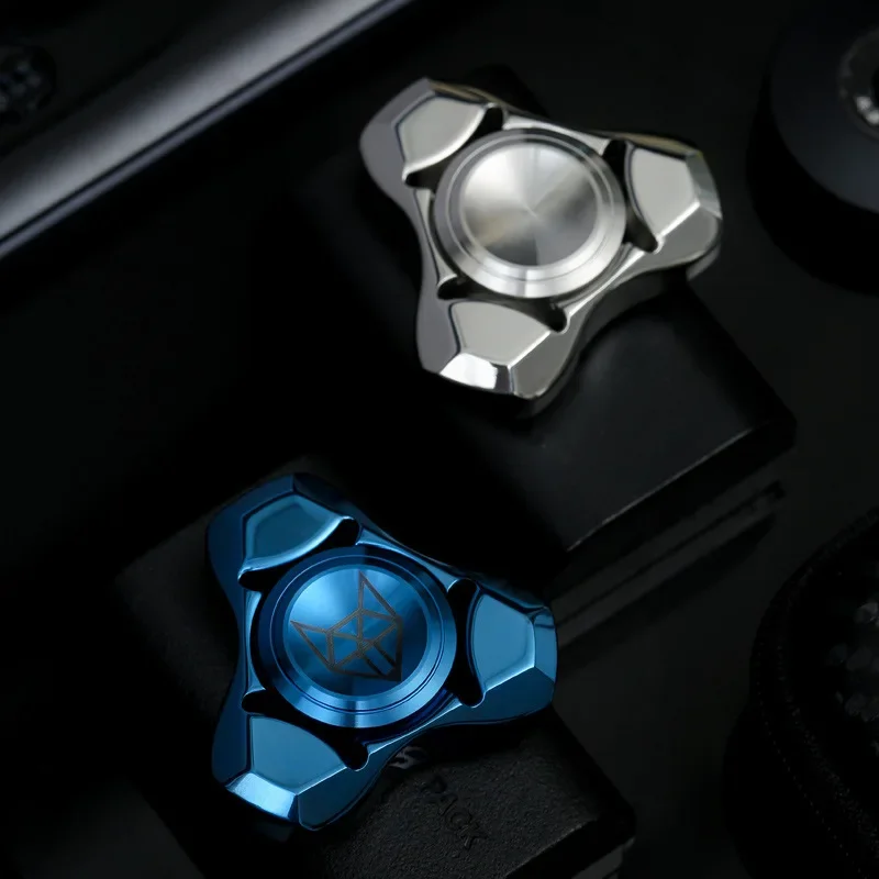 EDC-Mini Spinner Fidget en Métal en Acier Inoxydable, Jouet de la Meilleure Main, Décompression Antistress