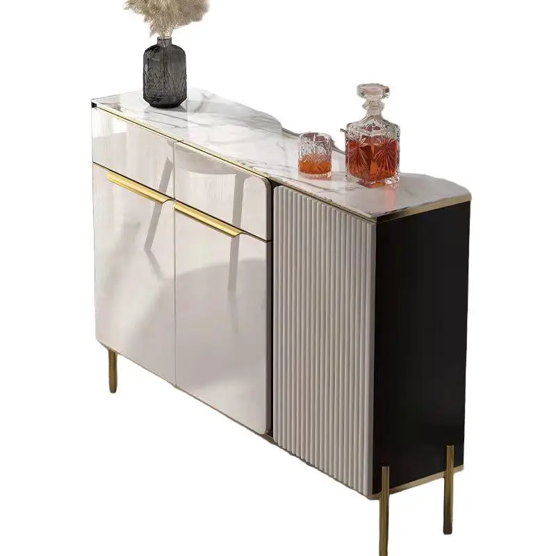 

Light luxury dining side cabinets, multi-functional living room lockers, dining room slabs