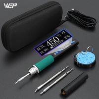 WEP 928D-IV Portable Soldering Iron Station Electric Solder Pen Powered By 20V Type-C USB Rechargeable For Phone Car Repair Tool